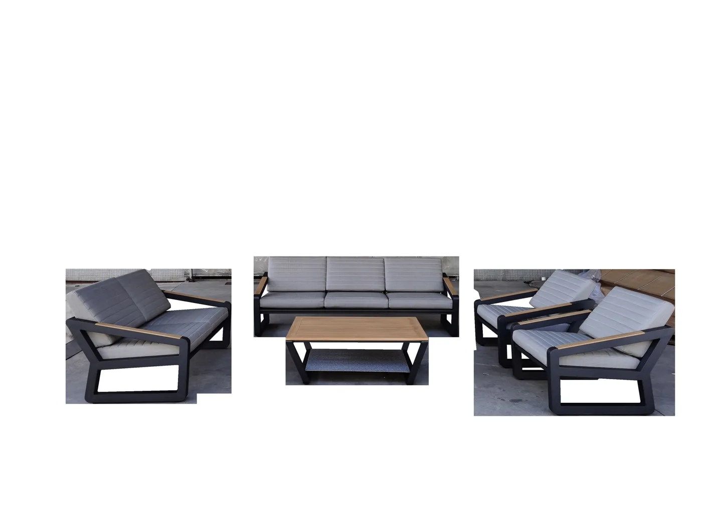 Abo sofa set (corner + table, complete)