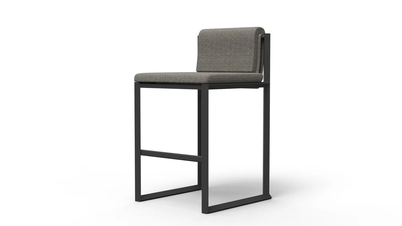 Bato bar dining set - assembled (table + stools)