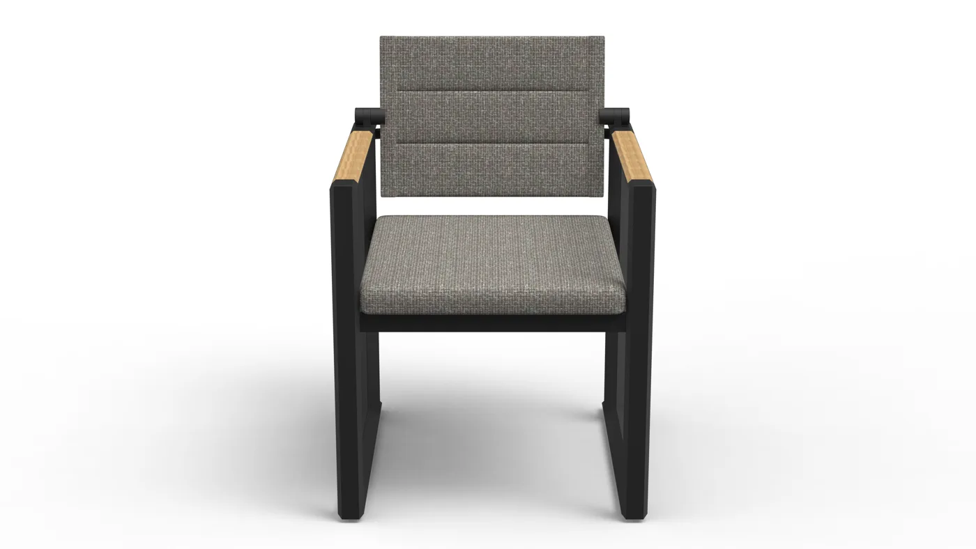 Bato dining armchair - cushioned