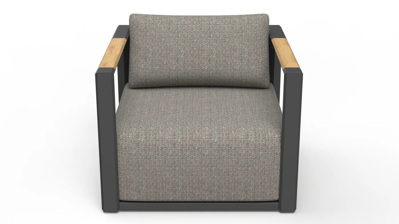 Bato lounge armchair - single seat with arm both sides