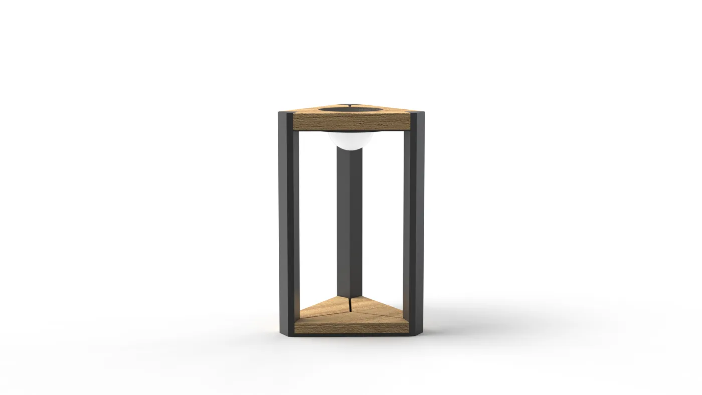 Bato side table - wedge/corner triangular