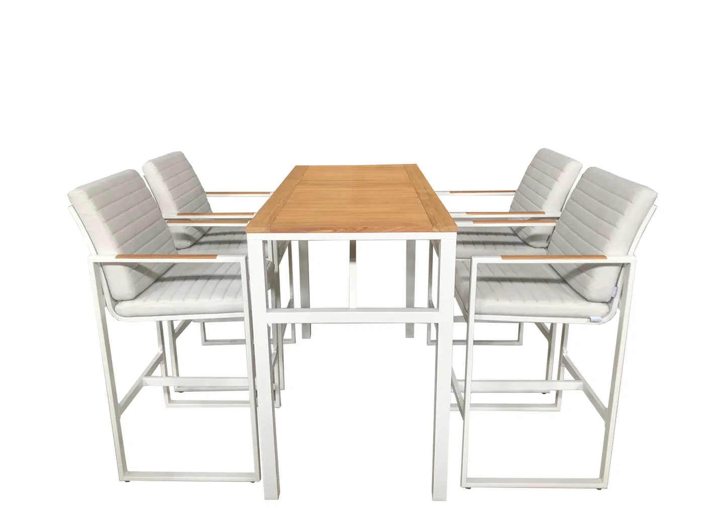 Bughaw bar set (table + 4 stools)