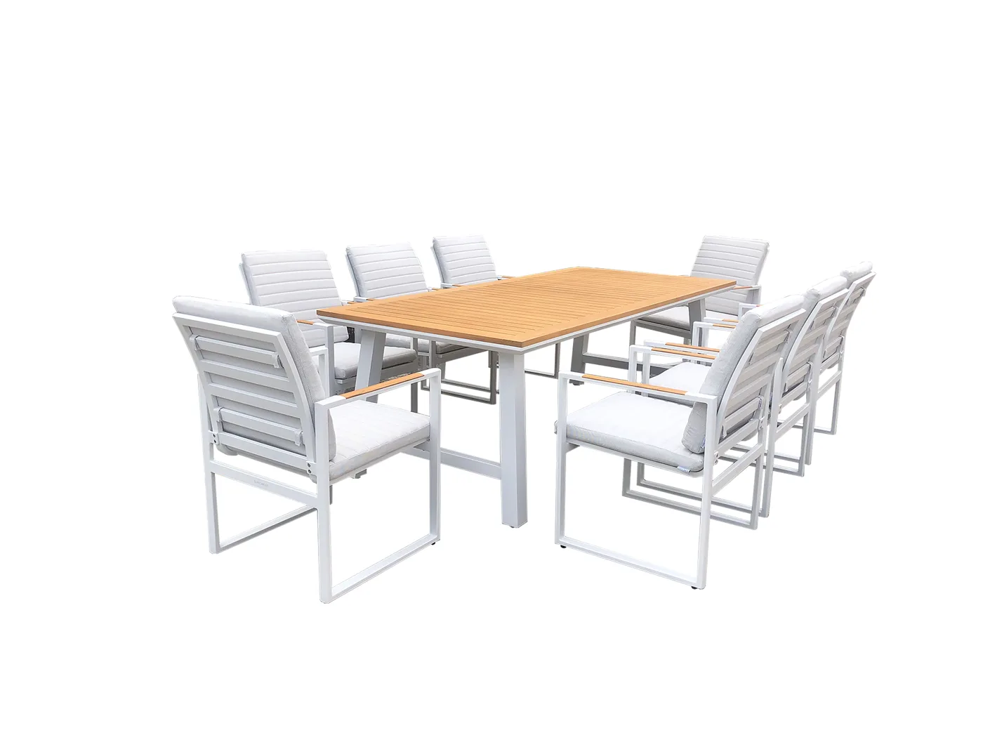 Bughaw dining set - rectangular (8 chairs)