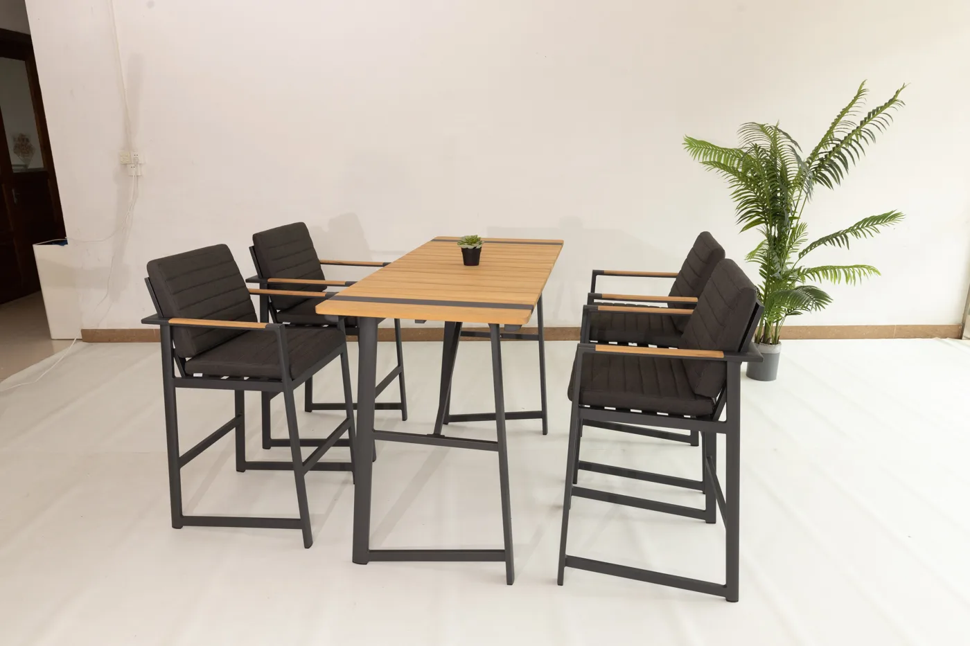 Bulan bar-height dining set (table + chairs)