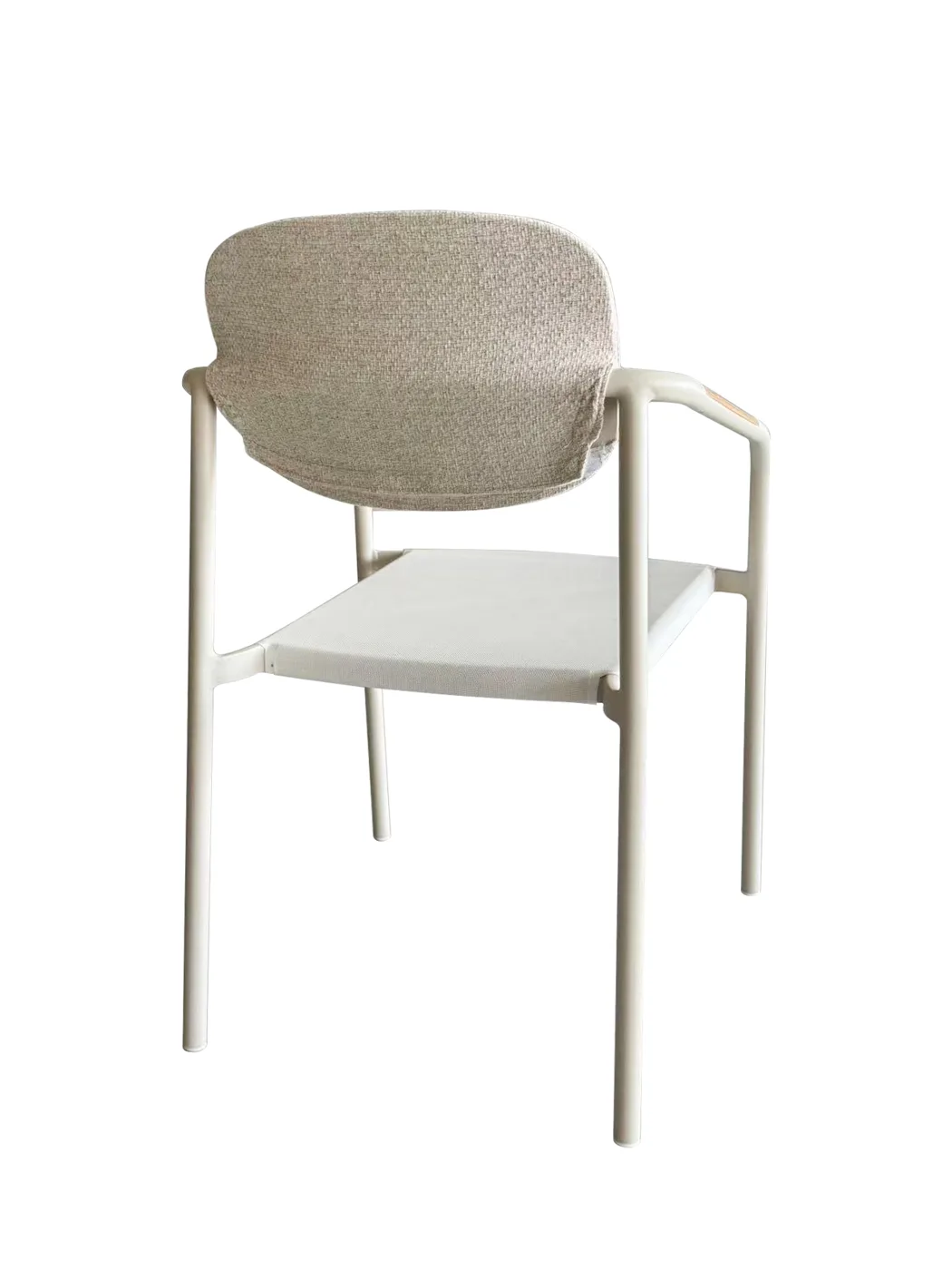 Hangin dining armchair (rounded tweed back)