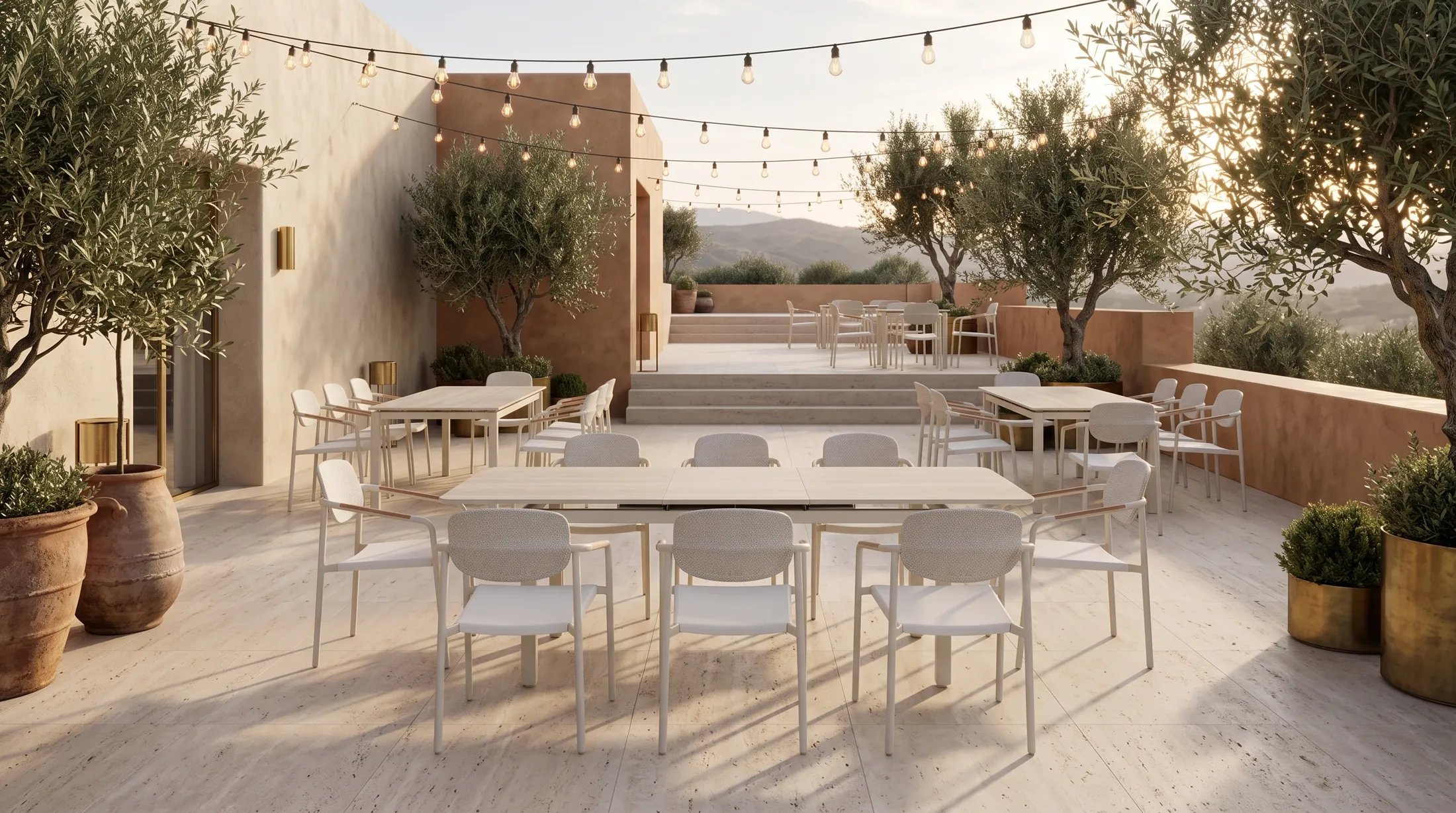 Restaurant terrace